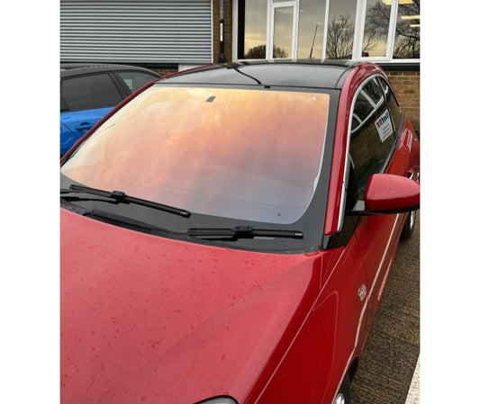 Orange chameleon windscreen tint